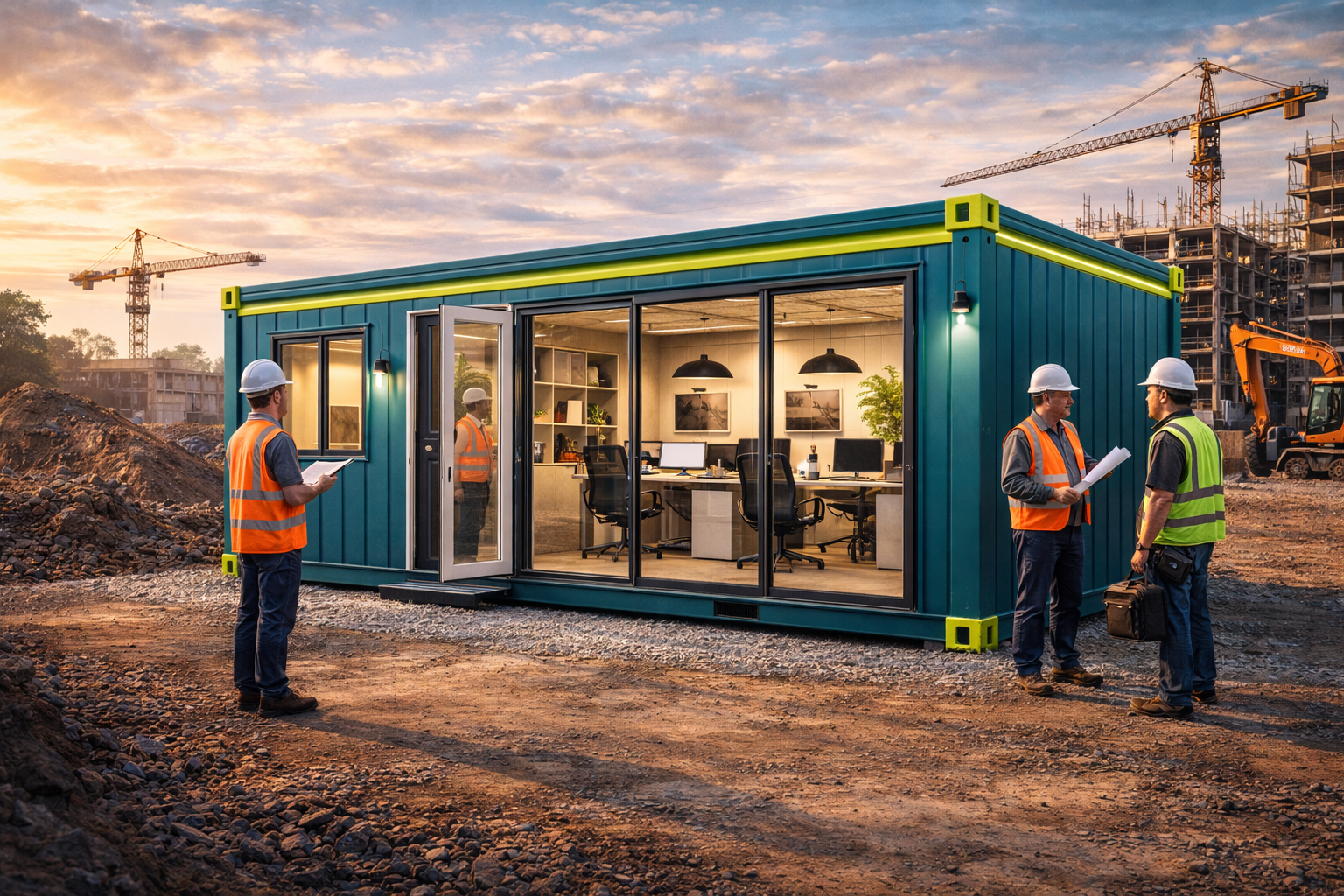 Portable Office Container manufactured in Delhi NCR